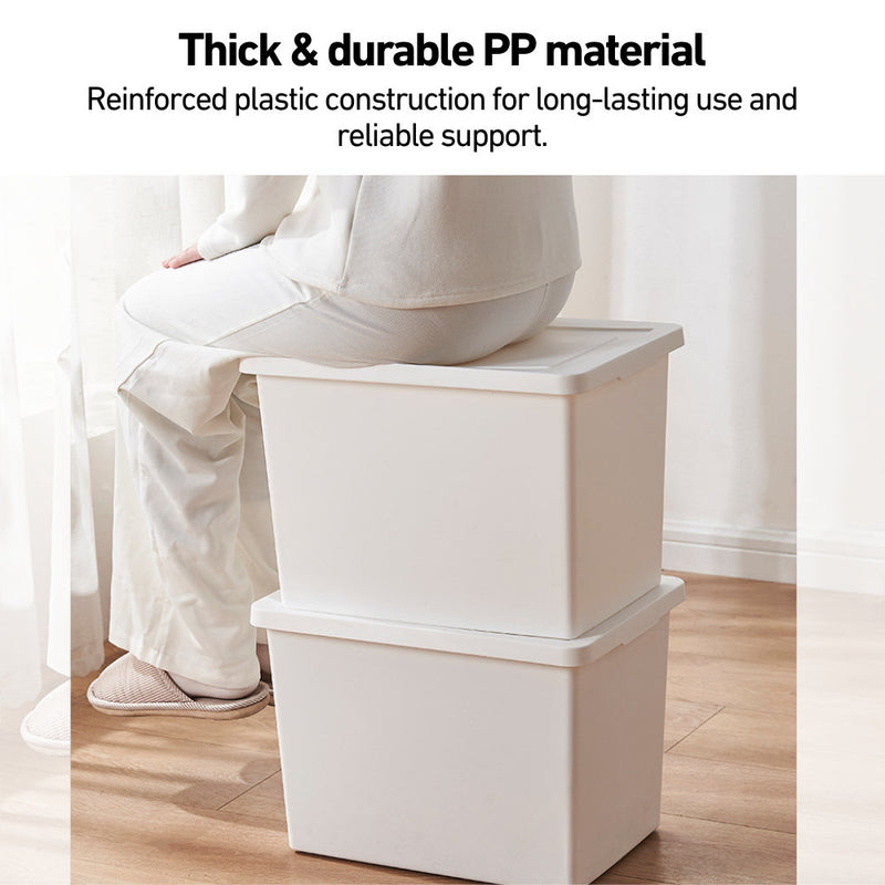 Gentle Spaces MatteStack Extra Large Dustproof Storage Box with Lid