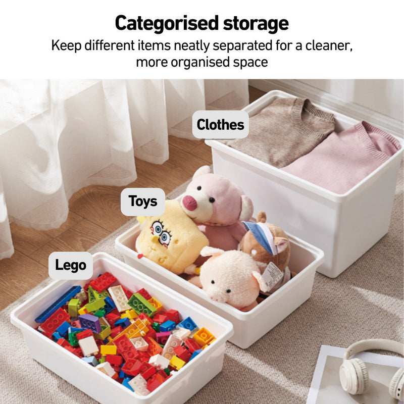 Gentle Spaces MatteStack Extra Large Dustproof Storage Box with Lid