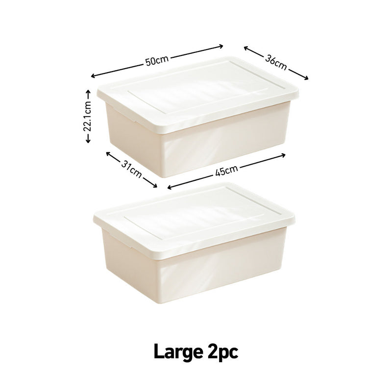 Gentle Spaces MatteStack Extra Large Dustproof Storage Box with Lid