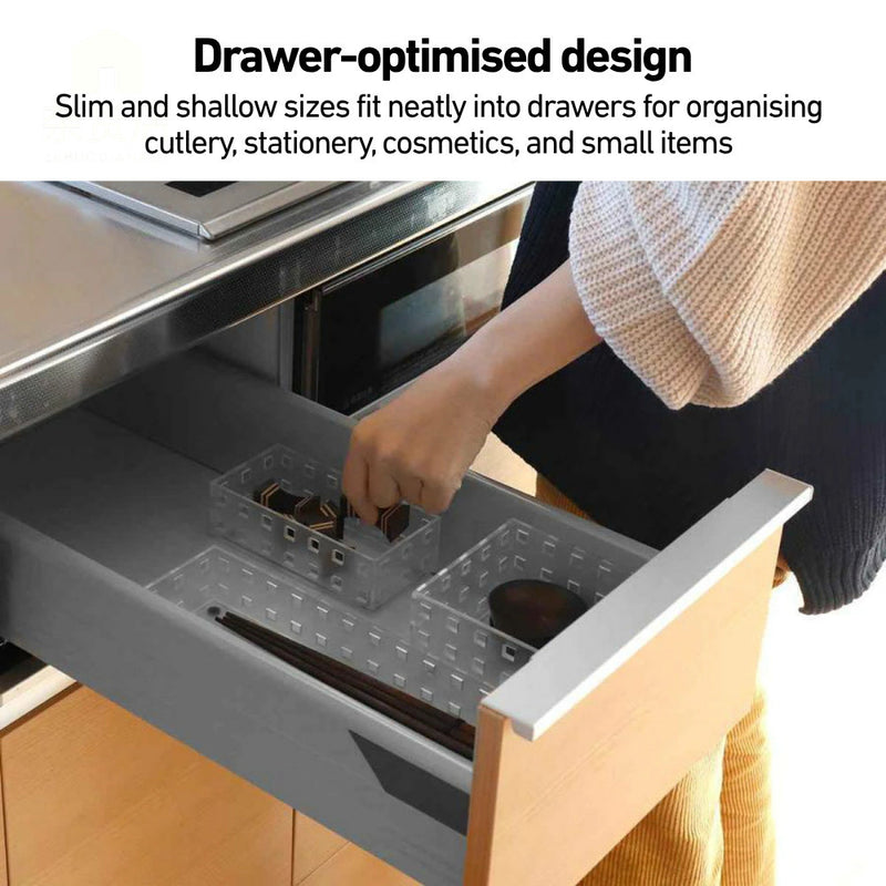 Like-it Japan Bricks Modular Storage System for Cutleries, Stationeries, Cosmetics Drawers