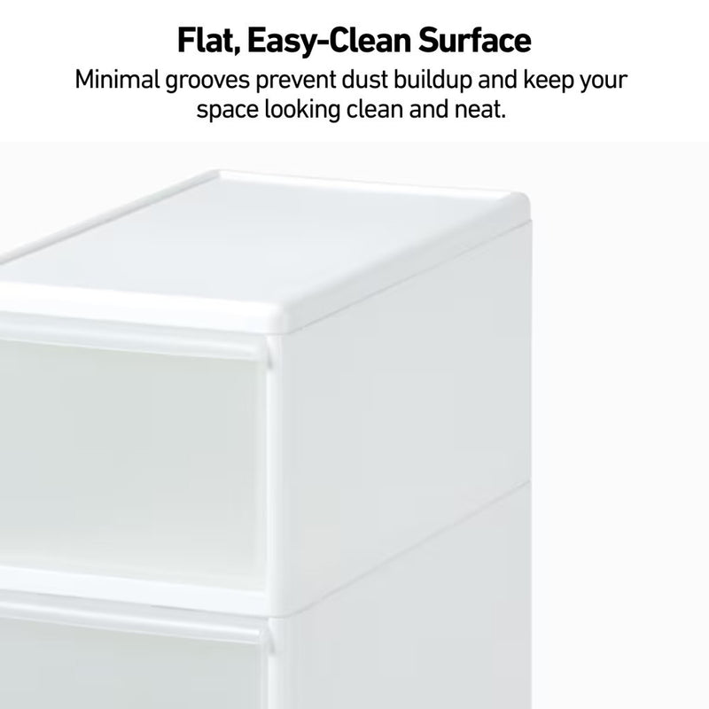 Like-it Slim Compact Gap Storage Stocker Drawer Unit 3-tiers