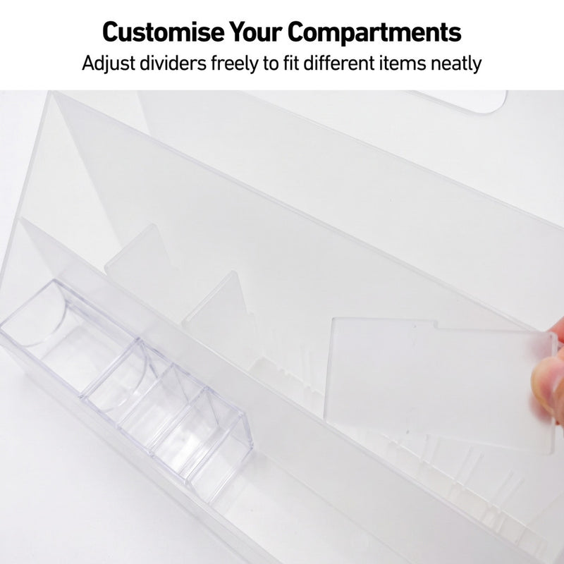 Like-it Tiered Desk Organiser for Stationery & Cosmetics