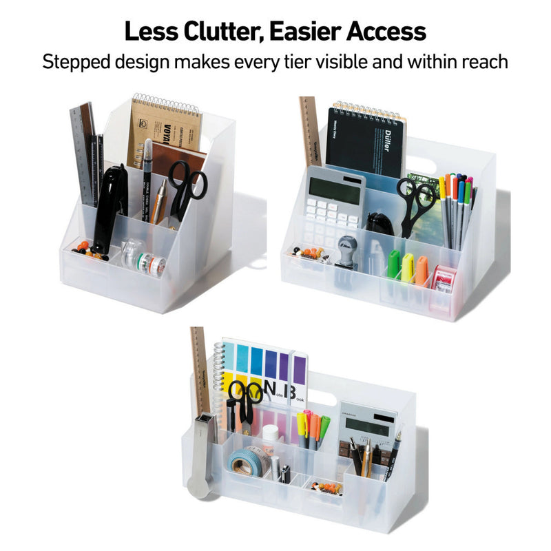 Like-it Tiered Desk Organiser for Stationery & Cosmetics