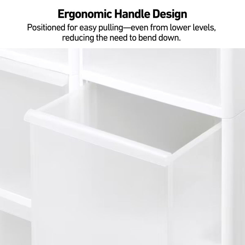 Like-it Slim Compact Gap Storage Stocker Drawer Unit 3-tiers