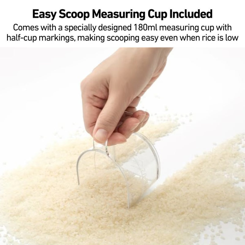Like-it Smart Pantry Stock Case System - Daily Use Dual Bins with See-through Flip Lid
