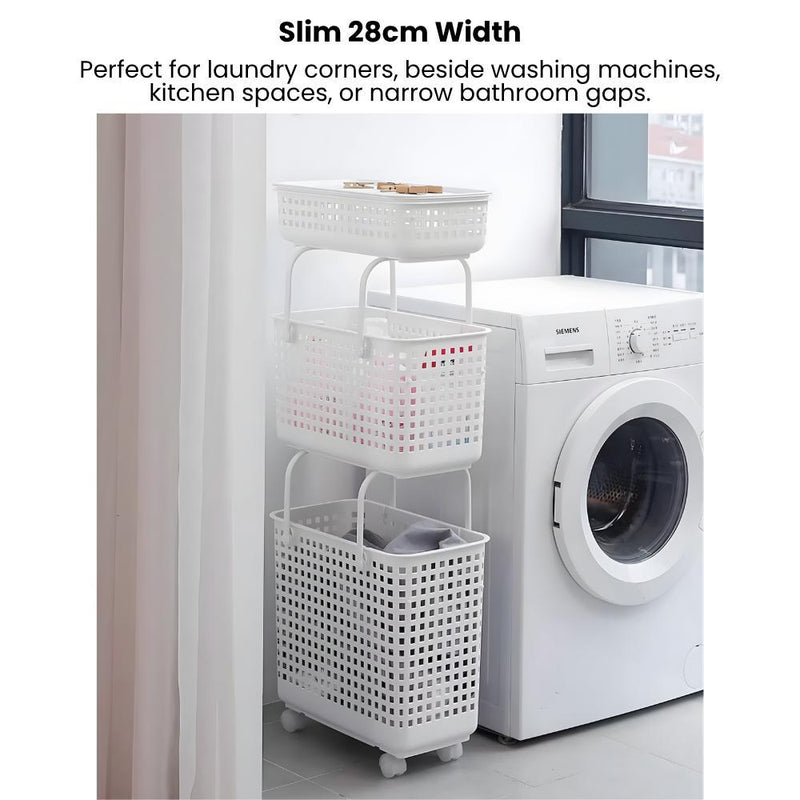 Like-it Japan Modular Stackable Basket for Laundry & More — Full Set