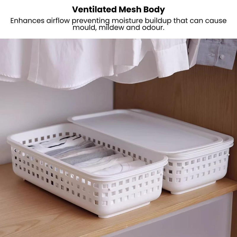 Like-it Japan Modular Stackable Basket for Laundry & More — Full Set