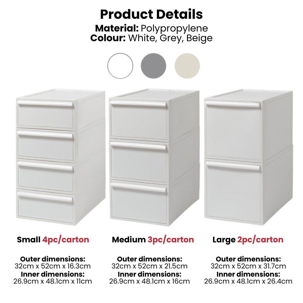 (CARTON DEAL) Like-it Japan Closet System Drawer