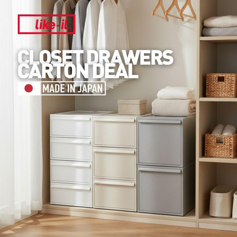 (CARTON DEAL) Like-it Japan Closet Drawers