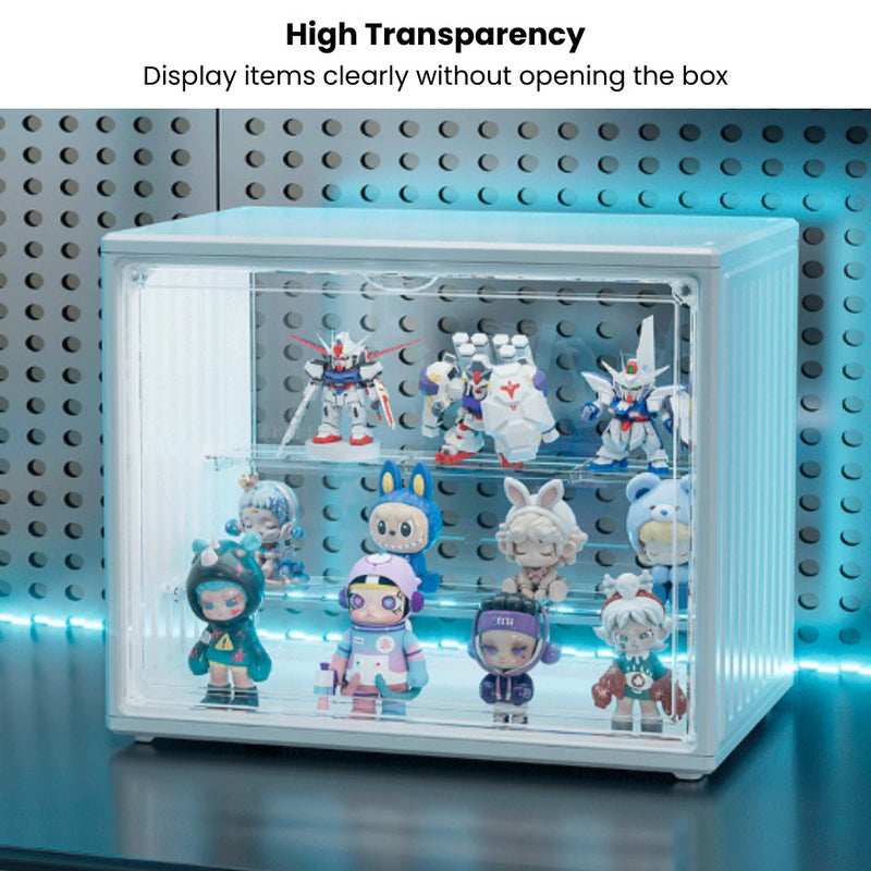Clear Magnetic Display Case & Storage Box for Figurines and Collectibles, Hand Bags, Cosmetics, Perfumes & More