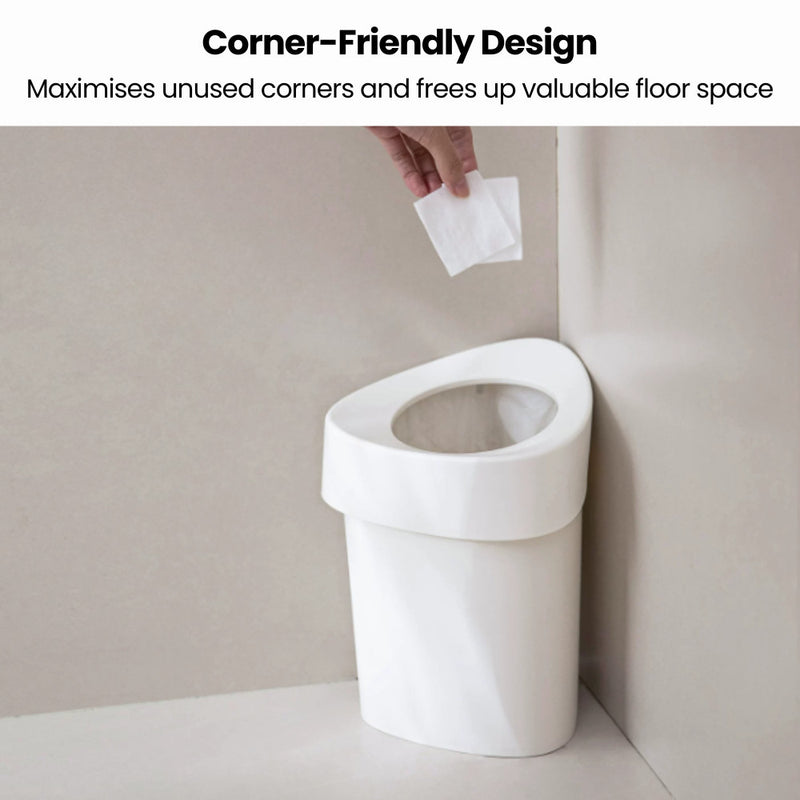 5L Space-saving Corner Waste Bin with Trash Bags
