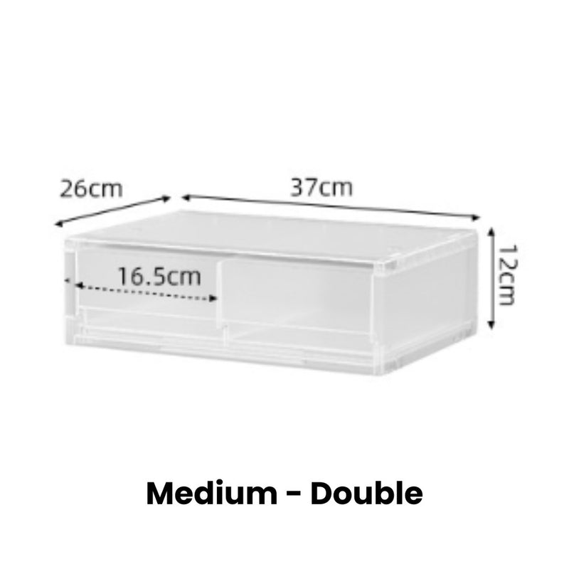 Matte Minimalist Frosted Drawers for Organising Documents Snacks Medicine Skincare Cosmetics & More