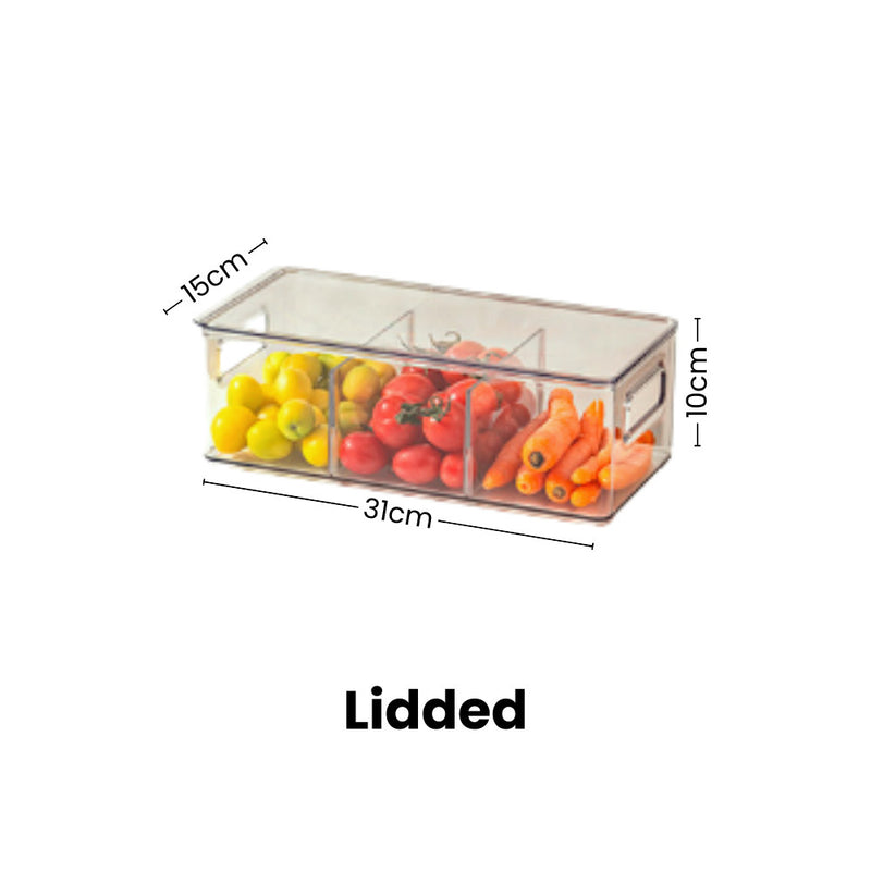 Multipurpose Clear Organisers with Dividers
