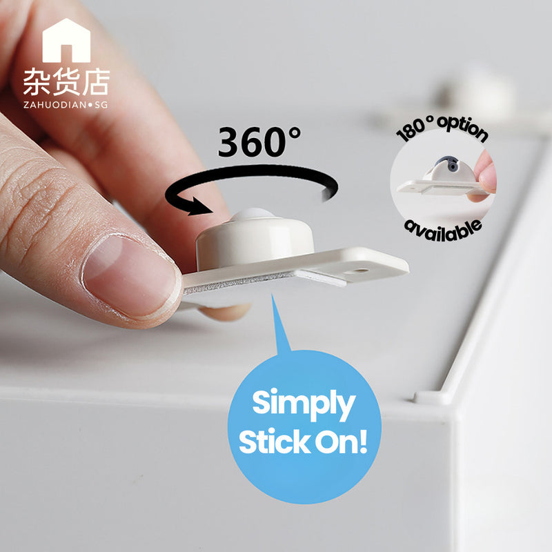 Shimoyama Multi-functional Stick On Wheels 4pcs