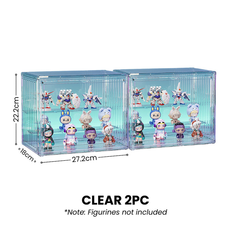 Clear Magnetic Display Case & Storage Box for Figurines and Collectibles, Hand Bags, Cosmetics, Perfumes & More