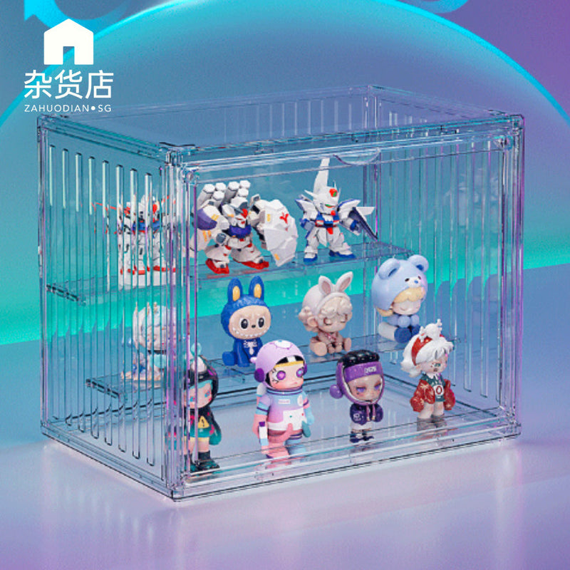 Clear Magnetic Display Case & Storage Box for Figurines and Collectibles, Hand Bags, Cosmetics, Perfumes & More