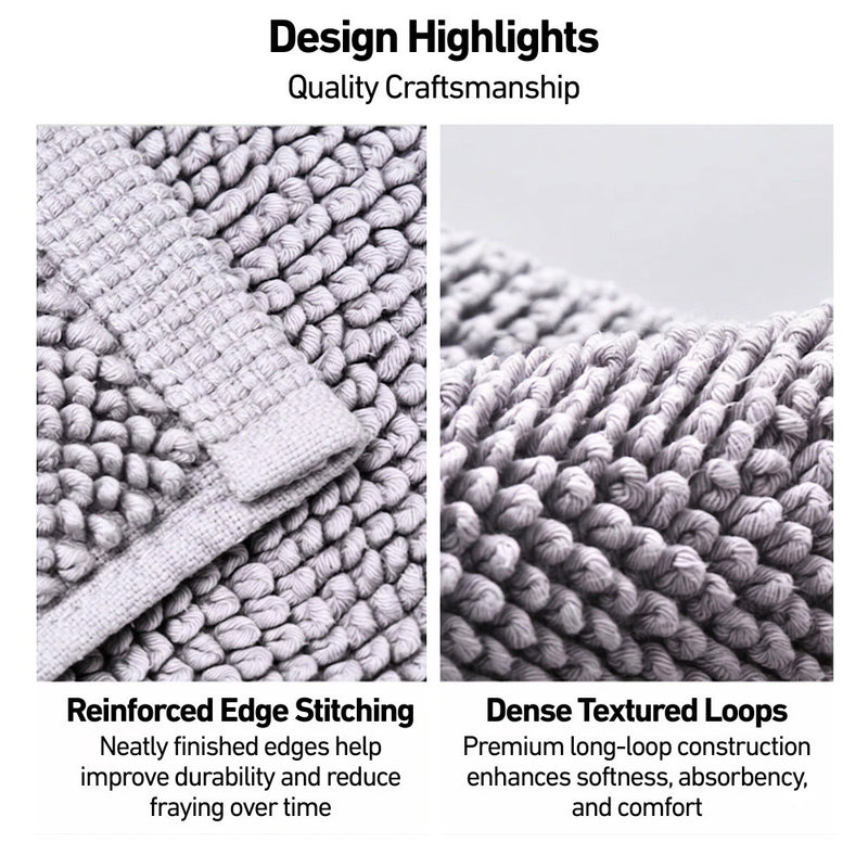 High Absorbency Soft Cotton Floor Mat