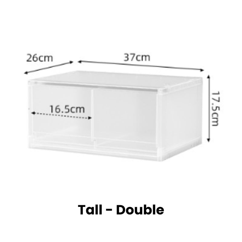 Matte Minimalist Frosted Drawers for Organising Documents Snacks Medicine Skincare Cosmetics & More