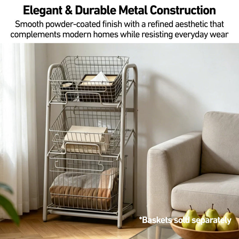 Adjustable 3-layer Storage Rack