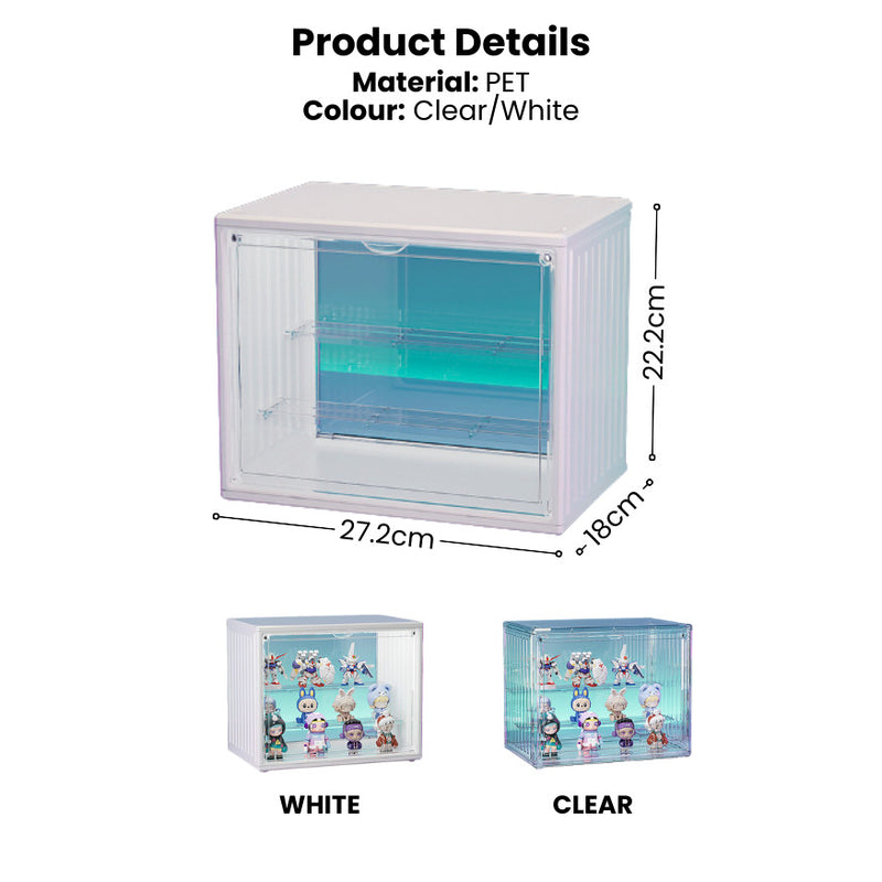 Clear Magnetic Display Case & Storage Box for Figurines and Collectibles, Hand Bags, Cosmetics, Perfumes & More