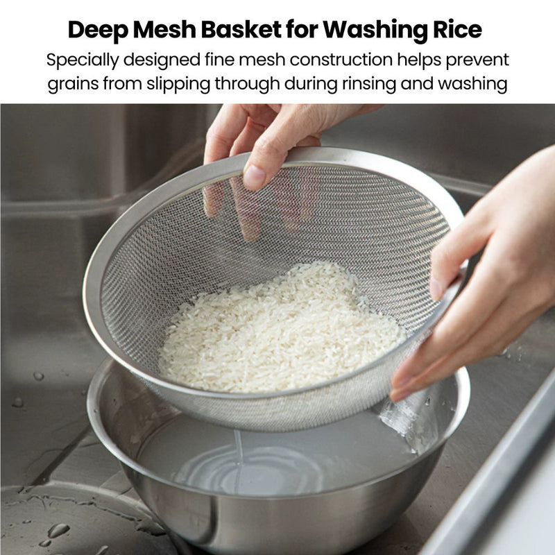 Stainless Steel Nesting Mixing Bowls Set of 6