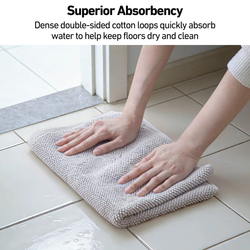 High Absorbency Soft Cotton Floor Mat