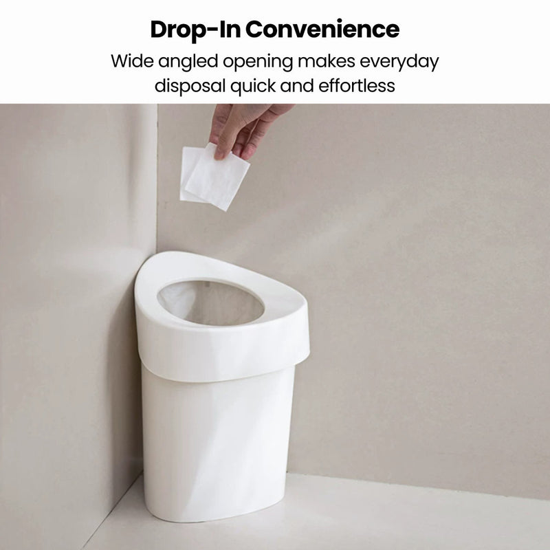 5L Space-saving Corner Waste Bin with Trash Bags