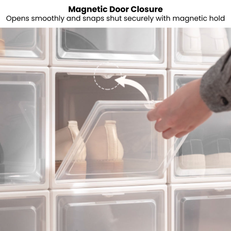 Transparent Dustproof Stackable Shoe Storage Box