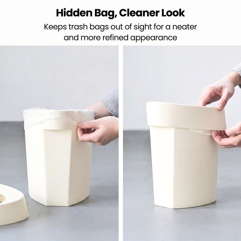 5L Space-saving Corner Waste Bin with Trash Bags