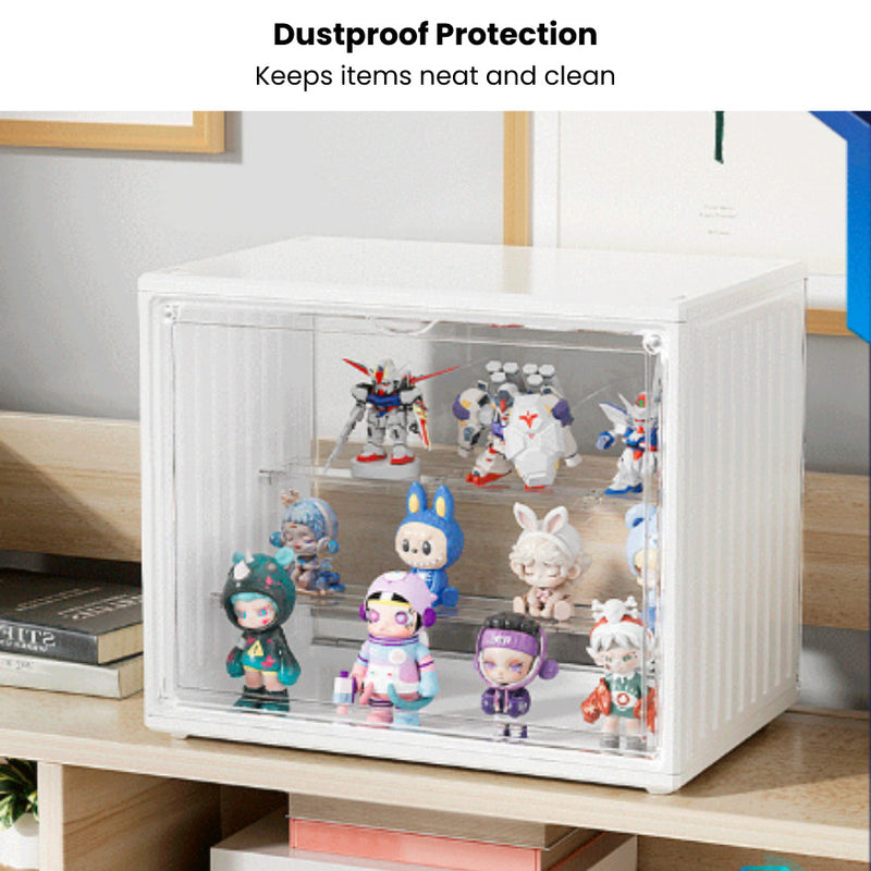 Clear Magnetic Display Case & Storage Box for Figurines and Collectibles, Hand Bags, Cosmetics, Perfumes & More