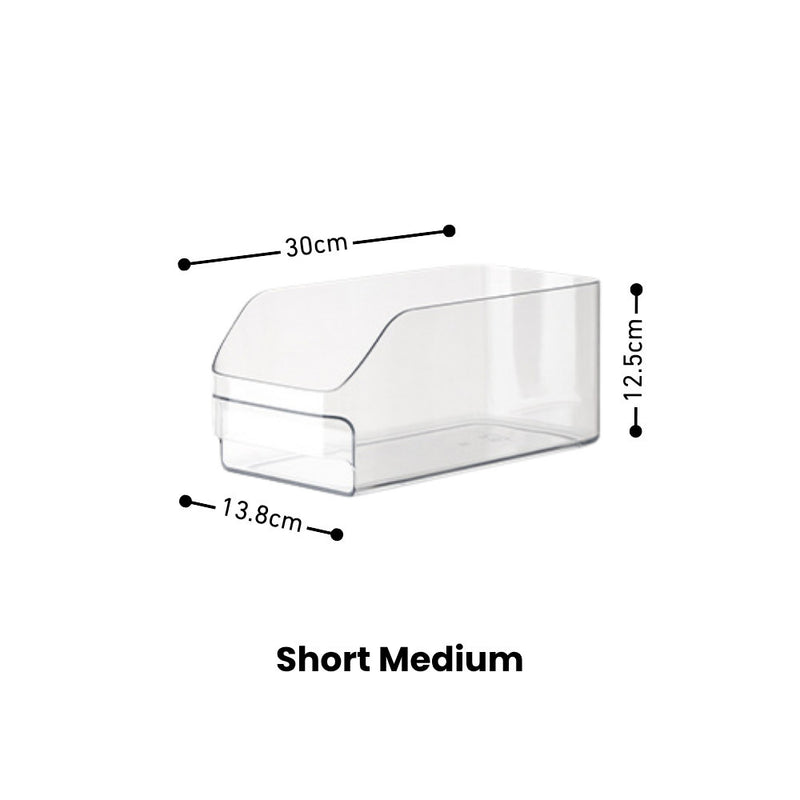 Clear Fridge Storage & Organiser for Fruits, Vegetables, Canned Drinks & more