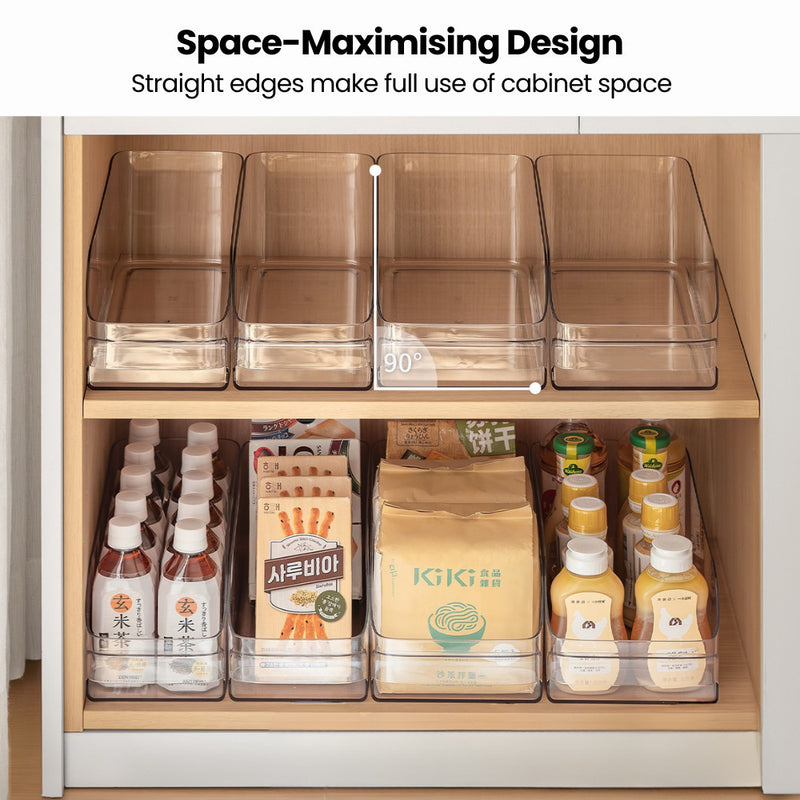Clear Fridge Storage & Organiser for Fruits, Vegetables, Canned Drinks & more