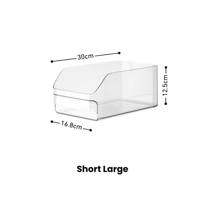 Clear Fridge Storage & Organiser for Fruits, Vegetables, Canned Drinks & more