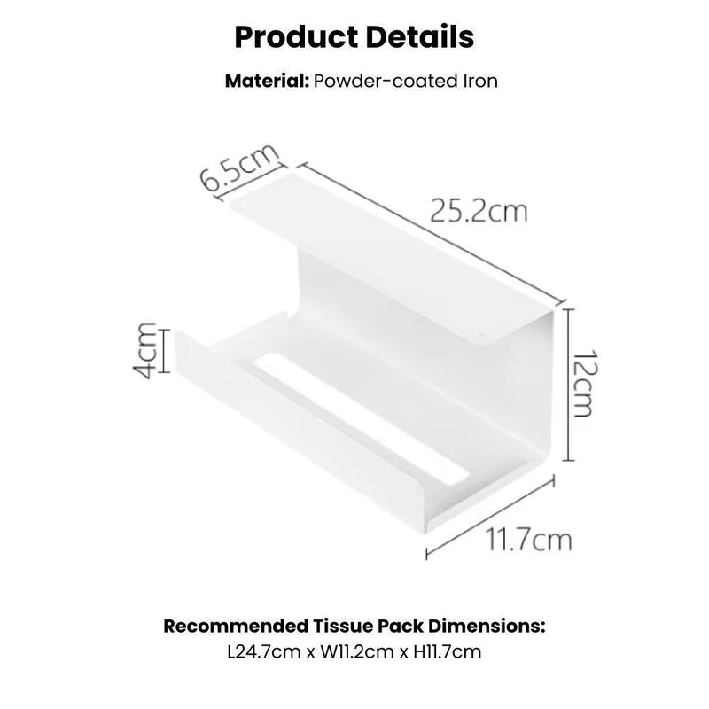 Hanging Tissue Holder for Kitchen Cabinet
