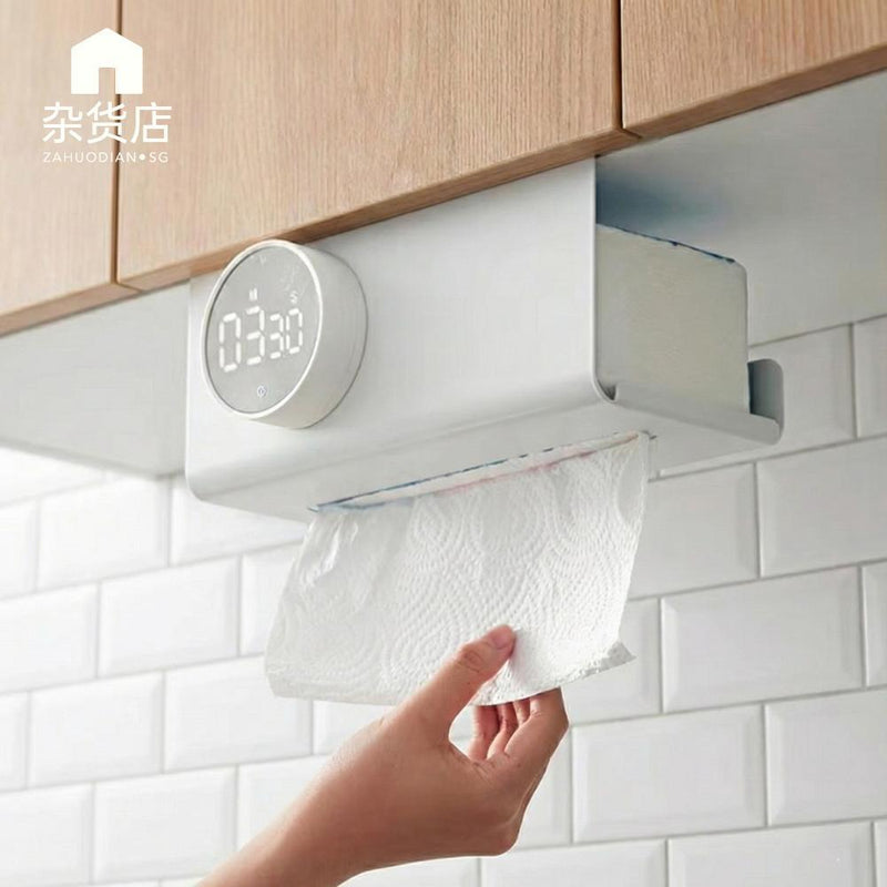 Hanging Tissue Holder for Kitchen Cabinet
