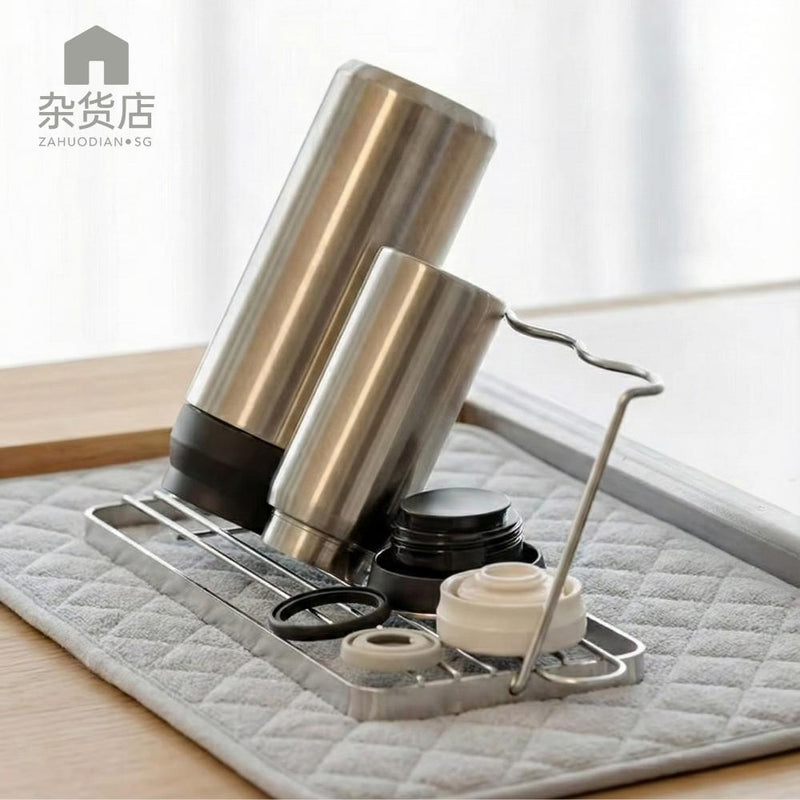 304 Stainless Steel Bottle and Flask Foldable Drying Rack