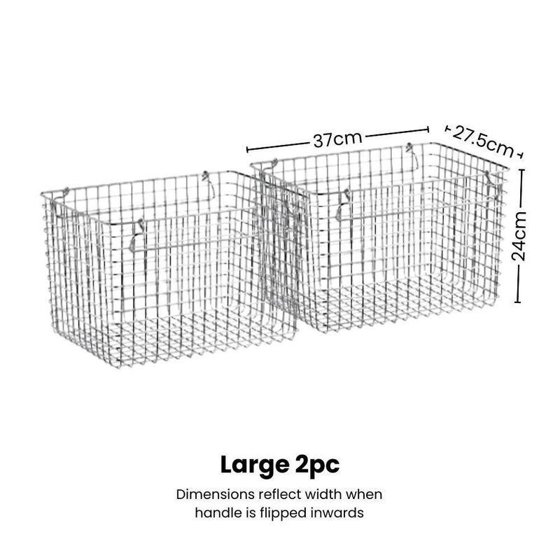 Stackable Stainless Steel Wire Storage Basket