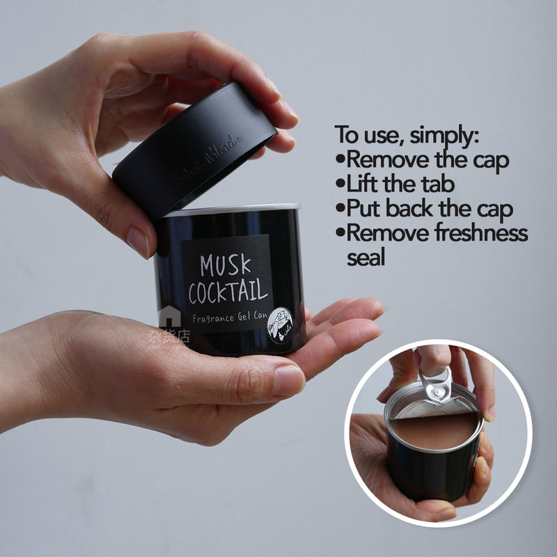 John's Blend Fragrance Gel Can Black Edition