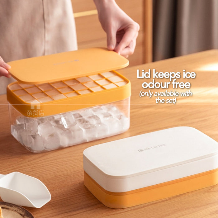 Silicone Ice Cube Tray Set