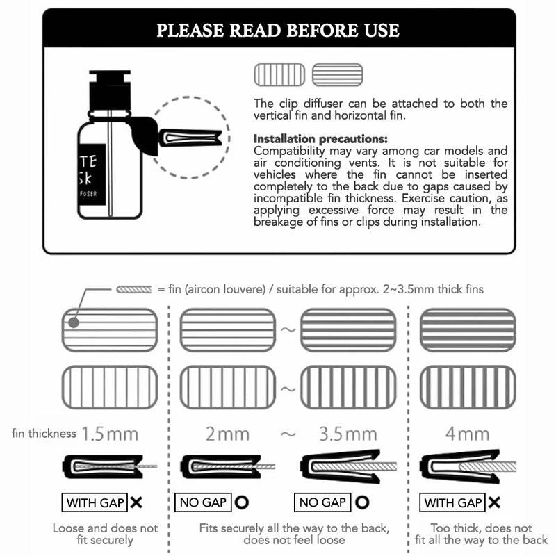 John's Blend Car Clip Diffuser