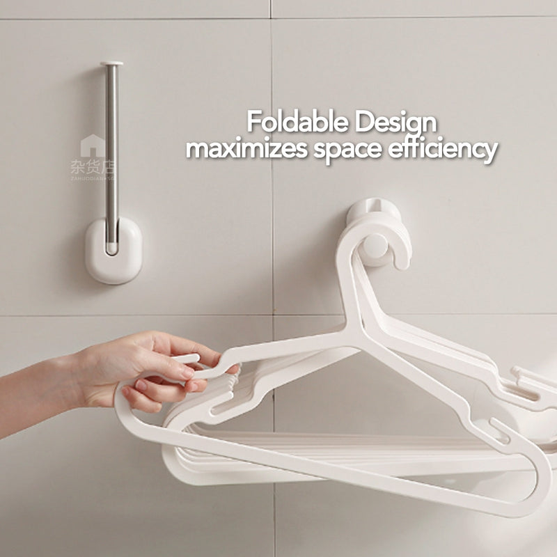 Space-saving Foldable Hanger Hook
