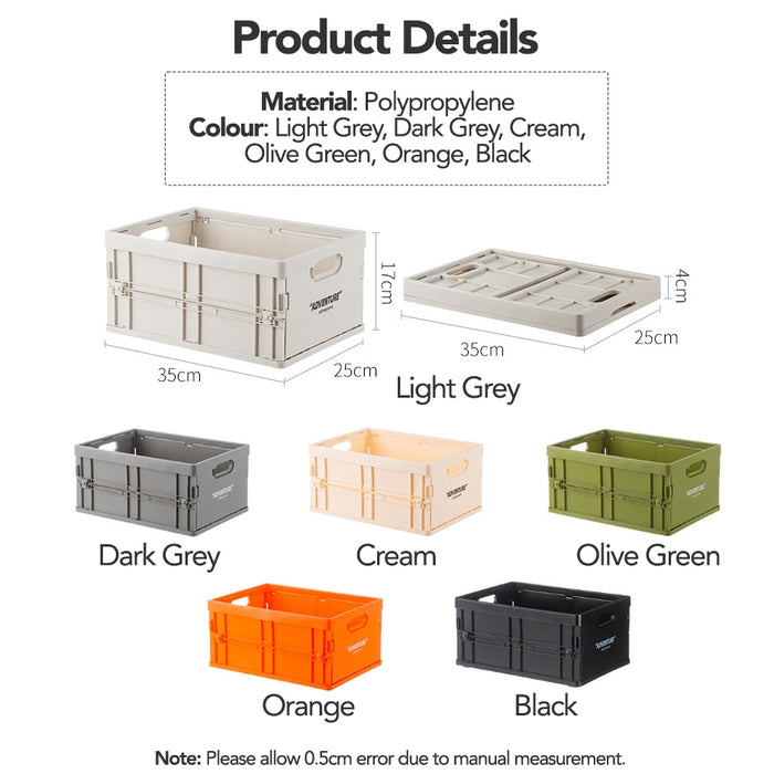 Shimoyama x Adventure Series Industrial Outdoor Style Collapsible Storage Container