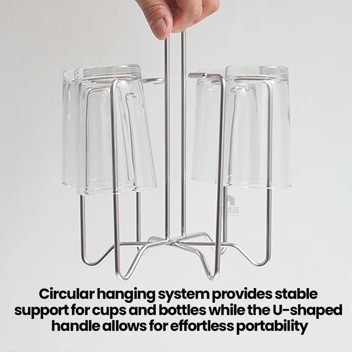 Shimoyama Stainless Steel Cup Drainage Rack & Holder