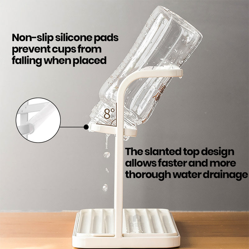 Sink Side Tumbler Mug Cup Drying Rack