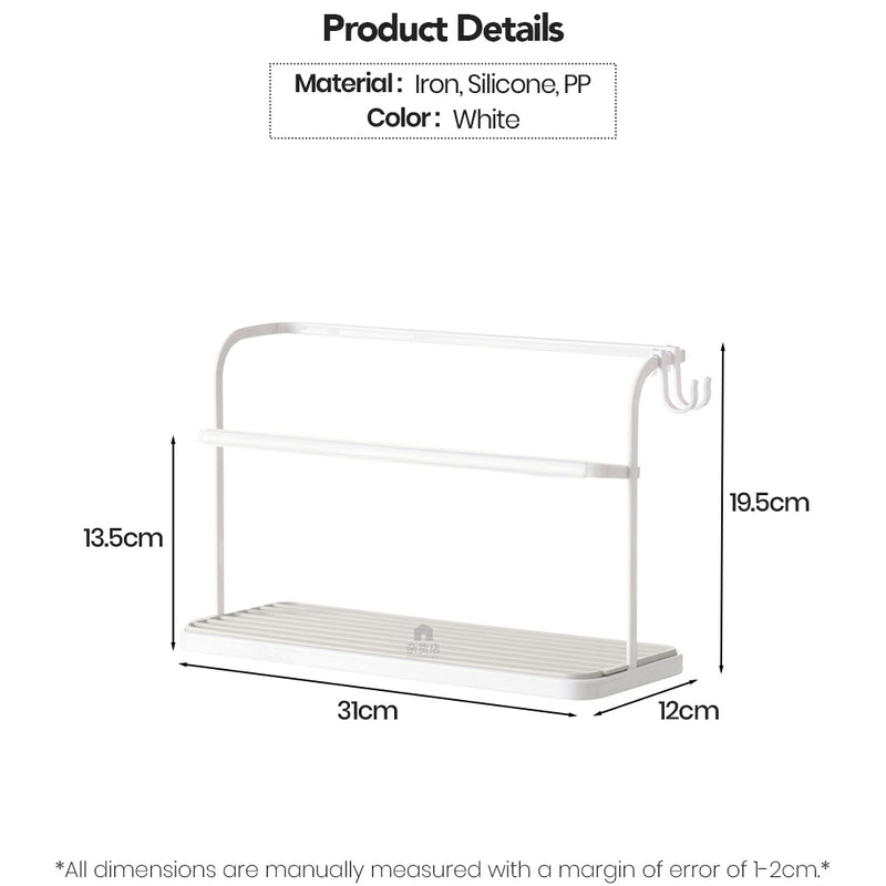 Sink Side Tumbler Mug Cup Drying Rack