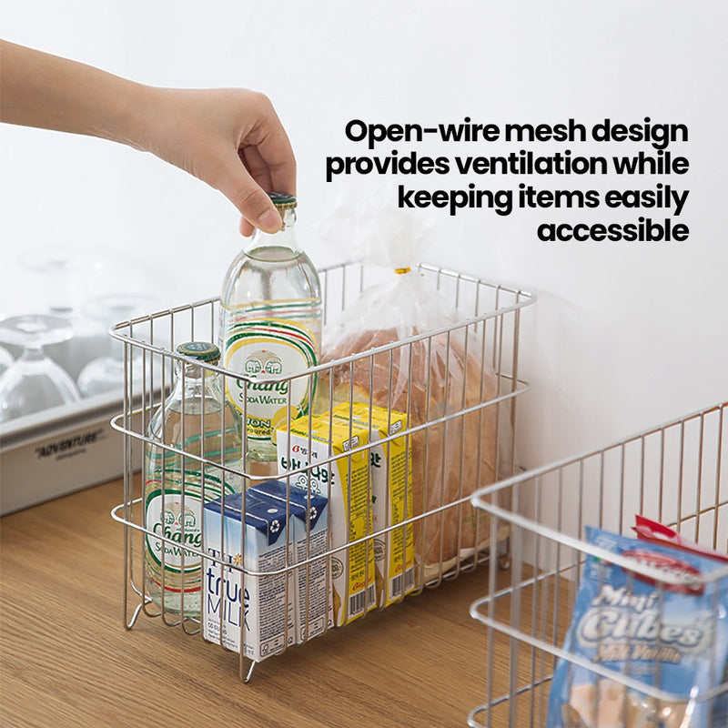 Shimoyama Multipurpose Stainless Steel Storage Basket