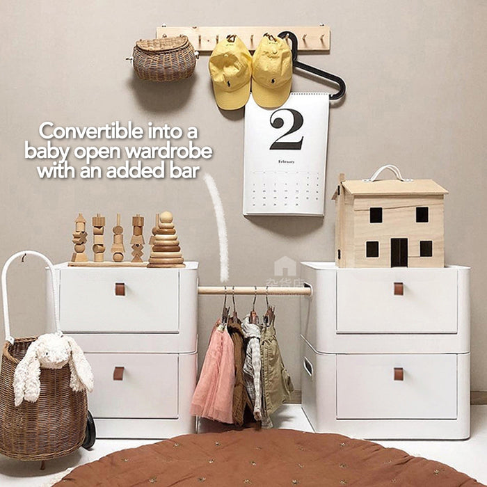 Front Pull Open Stackable Storage Box
