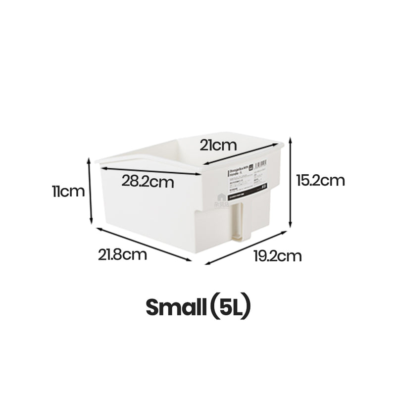 Shimoyama Angled Kitchen Cabinet Storage Bin with Handle
