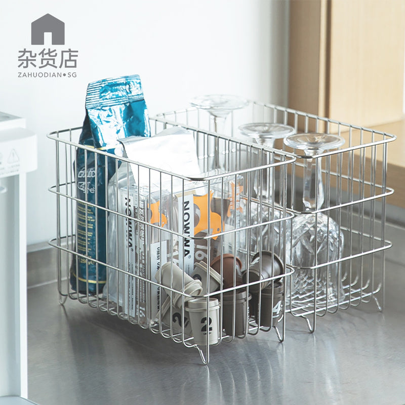 Shimoyama Multipurpose Stainless Steel Storage Basket