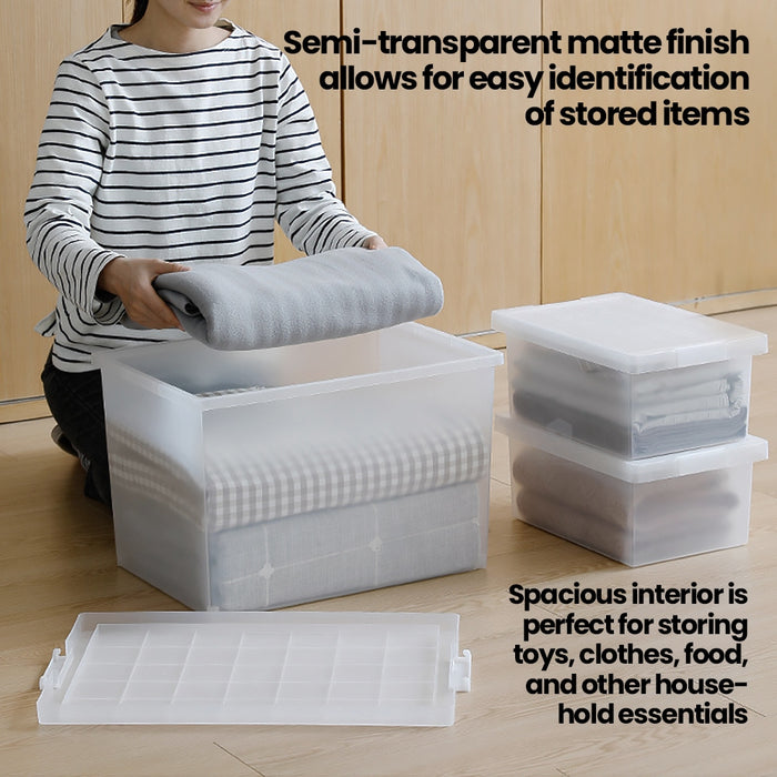 Shimoyama Matte Translucent Storage Box